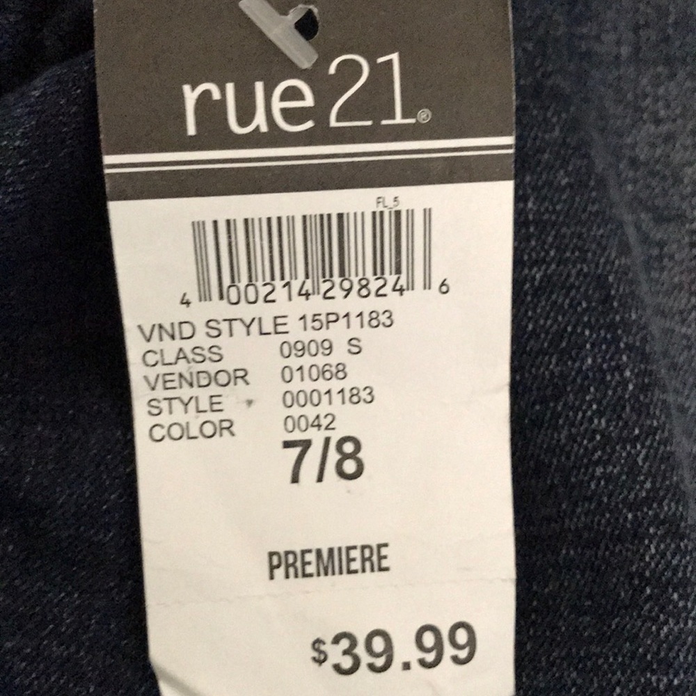 Dark blue denim skinny - Picture 3 of 3